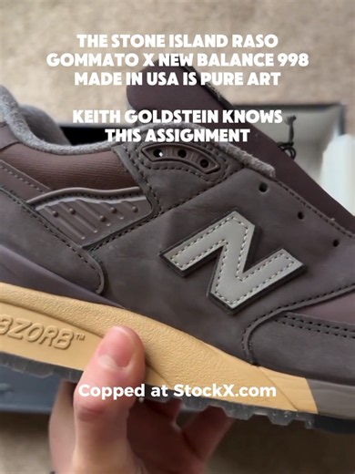 Keith Goldstein Enhances Stone Island x New Balance 998 at StockX