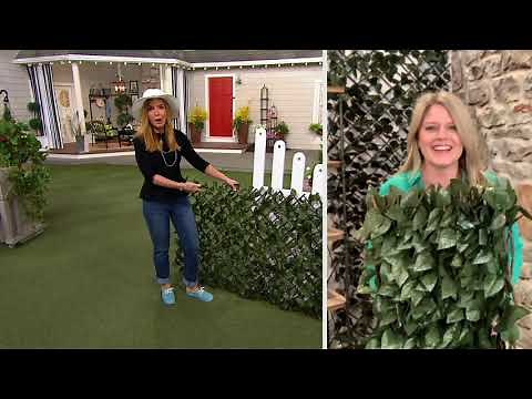 Wicker Park Single Expandable Faux Ivy Privacy Fence on QVC