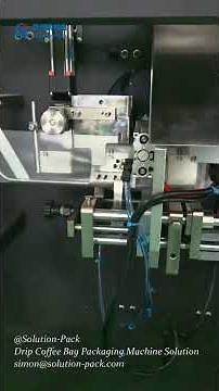 Drip Coffee Bag Packaging Machine #cnsolutionpack #groundcoffee #coffeepackagingmachine