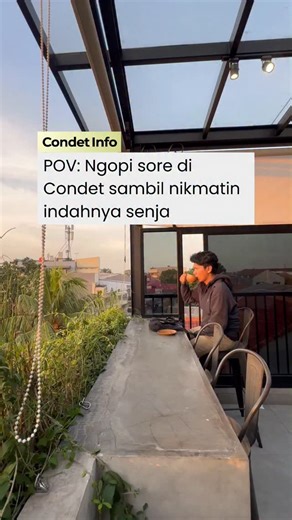 Condet Info | Paling ajib kalo di Condet ngopi sore-sore sambil ngeliatin senja di Uno-Uno udeh paling syahdu! #Condet #WargaCondet #CondetInfo | Instagram
