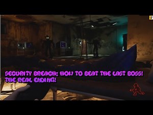 FNAF Security Breach: How To Beat The Last BOSS! The REAL Ending! (Tips & Tricks)