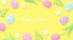 Easter Background Animation Easter Eggs Flowers Stock Footage Video (100% Royalty-free) 3743304867 | Shutterstock