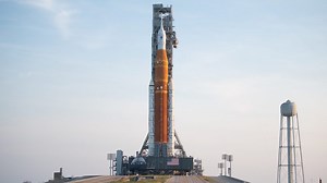 Finally! NASA's Space Launch System is at the rocket pad, ready for launch