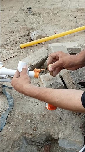 Fixit The PVC Elbow🛠️ || How does a plumber fix a pipe? #pvc #shortsvideo