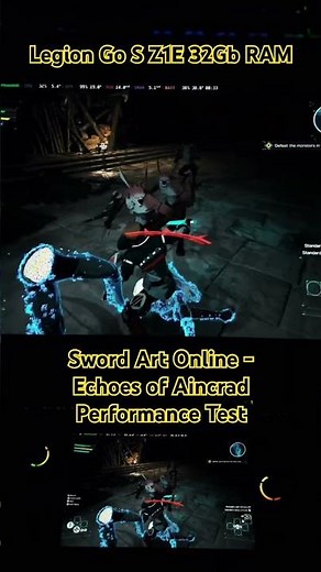 Echoes of Aincrad Performance Test - Legion Go S Z1E 32Gb RAM - Full test on my channel #teamlegion