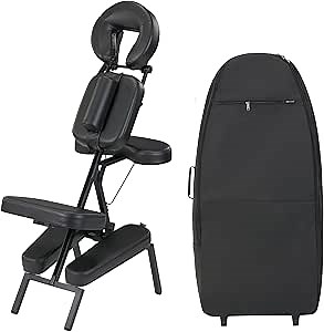 Master Massage Apollo Portable Massage Chairs, Ergonomically Designed Foldable Massage Therapy Chair, Folding Lightweight Massage Chair