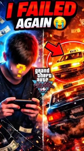 My Hardest GTA Vice City Mission Ever (FAILED) #gta #viral #shorts #arenraynor