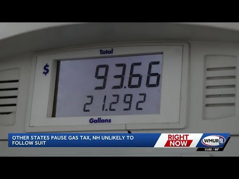 Several states pause gas tax amid rising prices; New Hampshire not expected to follow