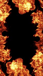 Download Fire frame animation on background for free