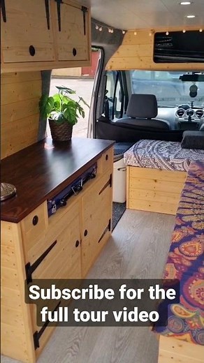 Self build mini stealth campervan