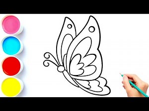 How to Draw a Butterfly | Butterfly Drawing | Butterfly | Draw Smart