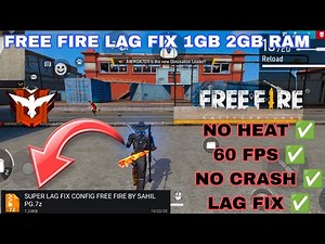 Free Fire lag fix || Free Fire lag fix config file || free fire lag fix 1gb 2gb 4gb ram || Free fire