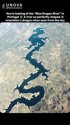 The River That Looks Like A Blue Dragon 😲🐉