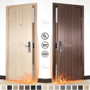 [Hot Item] China Custom Interior Wood Door Soundproofing Fire Rated Timber Doors UL 10 (b) (C) USA Indoor Apartment Hotel Door Room