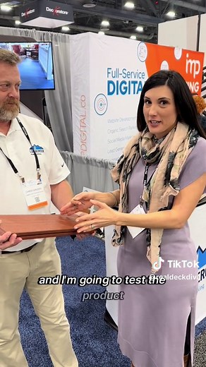 If a plastic composite decking board is scratched, you can try using a...