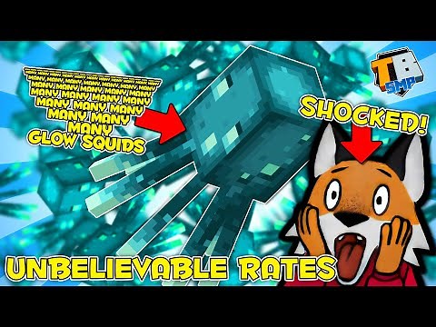 Minecraft » GLOW SQUID FARM » So Fast You Won't BELIEVE It! « Truly Bedrock SMP [16]