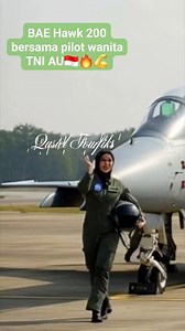 11K reactions · 137 shares | Calm steps on the apron, courage in the sky. The BAE Hawk 200 and a female TNI AU pilot — a powerful reminder that dedication has no limits. #Hawk200 #AirForce #FighterJet #Aviation #FemalePilot #Indonesia | Qusiel Fourfiks | Facebook