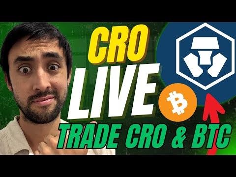 🔴LIVE 🔴CRO & Bitcoin IS IT OVER?! Crypto.com Cronos [TECHNICAL ANALYSIS BEGINNER FRIENDLY]💙