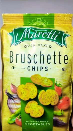🌿 Bruschette Chips Oven Baked Mediterranean Flavours ASMR Unboxing 🎧✨