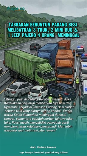 Update Kecelakaan Maut Padang Besi 10 Mei 2026: Kronologi Truk Hilang Kendali Tabrak 5 Kendaraan