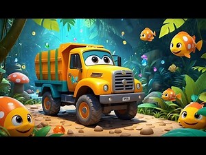 Animal Puzzle Truck – Match the Fossils | Fun Learning Song for Kids | Dinosaur Adventure Rhyme