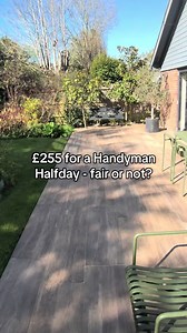 Handyman Half Day Rate: £255 Fair? Customer Tips Included