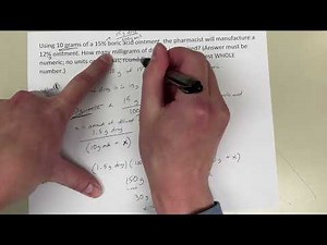 Naplex practice question (level difficulty: hard) - (adding diluent, alligation)