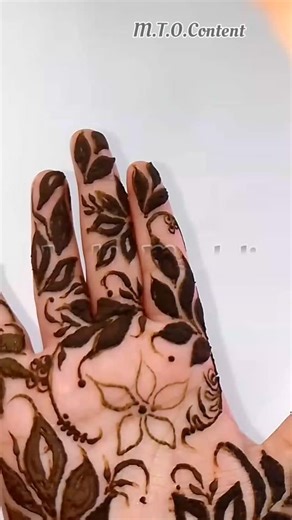 Ad||Menhdi artist||entrepreneurs on Instagram: "ARABIC MENHDI DESIGN TUTORIAL #menhdiartist✨❤️ #trendingreels #worktime #reelitfeelit #arab"