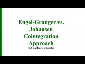 71 #Cointegration and its #Detection with Himmy Khan