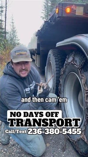 FIRST TIME CHAINING UP TO GET THROUGH THE MUD 🤪