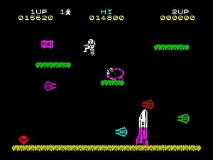 Jetpac 4K Walkthrough, 1983, ZX Spectrum 16K, RZX Archive