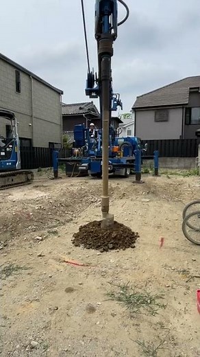ハイスピード工法オーガー掘削