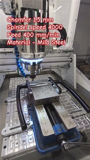 Watch our benchtop CNC, cut through solid steel with ease! #CNCmachining #TechCNC #BenchtopCNC