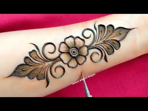 New stylish front hand mehndi design | Easy mehndi | Simple mehndi | Mehndi ka design | mehndi