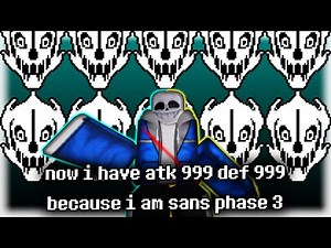 [EVENT] Sans Phase 3!!! [Showcase] [Sans AUs Fighter 2]