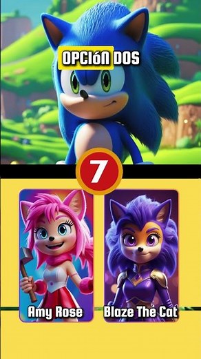 👉 ¿QUIÉN ES LA NOVIA DE SONIC? ¡ELIGE CORRECTAMENTE! 💙💍