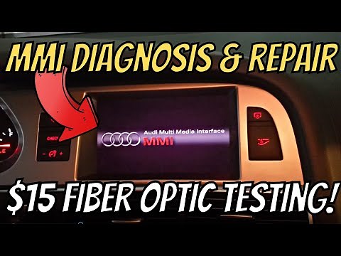 Audi MMI Diagnosis & Repair (Fiber Optic Testing) | DIY
