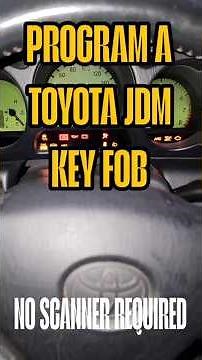 How JDM Toyota Key Fobs Actually Get Programmed #ToyotaAristo #JDMImport #DIY