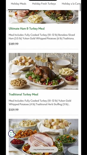 Want to enjoy a Thanksgiving feast without the fuss? The Fresh Market has you covered. Choose from 8 perfectly prepped meals plus à la carte favorites for gatherings big or small. 🦃✨ It’s easy - pre-order online, pick up in store, heat per the provided instructions, and feast with friends and family. Count on The Fresh Market for tasty meals and prepared sides that are easy to serve, and even easier to love. | The Fresh Market
