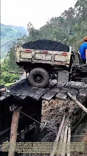 The Rolling Coal Chute: How a Farm Truck Unloads Itself