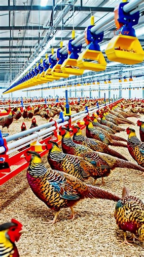Modern Golden Pheasant Poultry Farming Factory Tour Egg to Meat Process 2025 Documentary