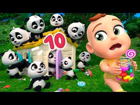 Counting Animals from 1 to 10 | Lalafun Nursery Rhymes & Kids Songs