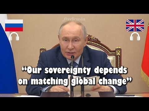 Putin: AI Race Will Define Global Power Balance | RU-EN