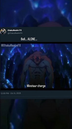 Insane! Level 1 Bell One-Shots Minotaur 💥 #DanMachi”|#shorts