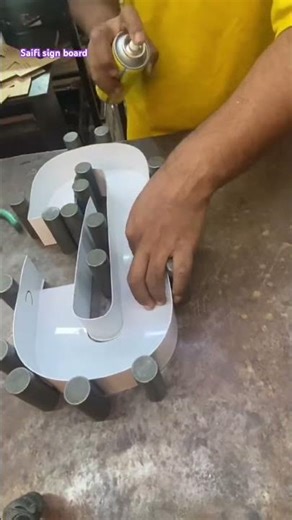 Latest Chanel letter making #signage #viral #youtube #shorts