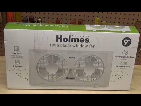 Holmes 32510111 Twin Blade Window Fan | Initial Checkout