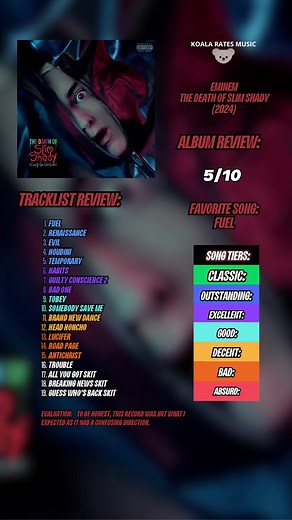 Eminem's 'The Death of Slim Shady' Album Review - Emotional & Compelling