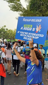 High 5 if you think you’re hitting a PB today ✋🏁 — Fast & Up is cheering for you | Fast&Up India
