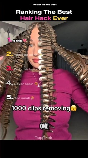 Ranking The Best Hair Hack Ever (Part 12) 💖✨#ranking #usa #tiktokviral