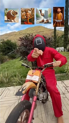 ROUND 6 vs BRAINROT 😱 #shorts